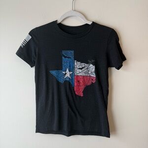 Youth Nine Line Apparel Black Texas Spider Tee Size Youth Medium